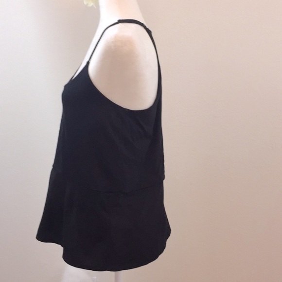 MADEWELL peplum flared Top Size M black - Picture 5 of 11